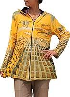 Algopix Similar Product 7 - RaanPahMuang Ladies Artwork Jacket