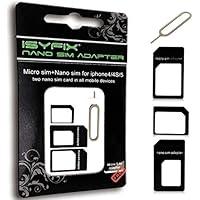 Algopix Similar Product 5 - iSYFIX Sim Card Adapter Nano Micro 