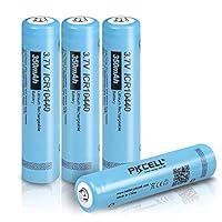 Algopix Similar Product 17 - pkcell 4 Pcs ICR 10440 Rechargeable