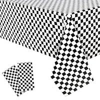 Algopix Similar Product 14 - GREATRIL Black White Checkered Party