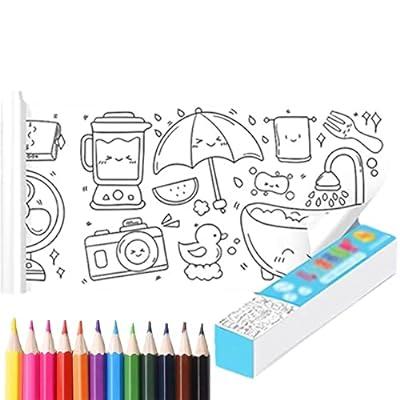 Children's Coloring Paper Drawing Roll DIY Painting Drawing Color