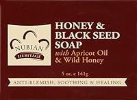 Algopix Similar Product 2 - Nubian Heritage Soap Bar Honey Blk Seed