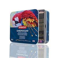 Algopix Similar Product 11 - Derwent Chromaflow Colored Pencils Tin