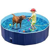 Algopix Similar Product 8 - Fuloon PVC Pet Swimming Pool Portable