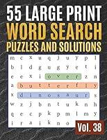 Algopix Similar Product 8 - 55 Large Print Word Search Puzzles and