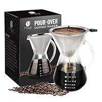 Algopix Similar Product 13 - Bean Envy Pour Over Coffee Maker  5