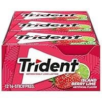 Algopix Similar Product 17 - Trident Island Berry Lime Sugar Free