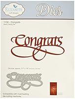 Algopix Similar Product 15 - Elizabeth Craft Designs Congrats Metal