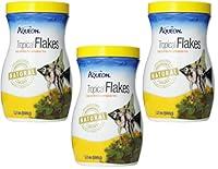Algopix Similar Product 3 - Pack of 3 Aqueon Tropical Flakes