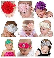 Algopix Similar Product 15 - QandSweet Baby Girl Headbands with