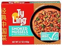 Algopix Similar Product 15 - Ty Ling Smoked Mussels 37 Ounce Cans