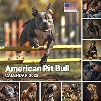 Algopix Similar Product 8 - American Pit Bull Calendar 2025 365