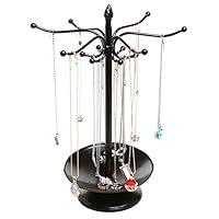 Algopix Similar Product 17 - MyGift Black Metal Jewelry Tree Stand