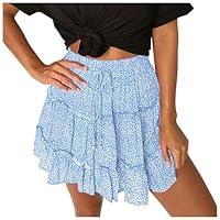 Algopix Similar Product 20 - Women Summer Cute High Waist Ruffle