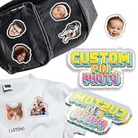 Algopix Similar Product 3 - custom pin Buttons Your Picture