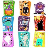 Algopix Similar Product 19 - 40 Sheets Halloween Stickers Halloween