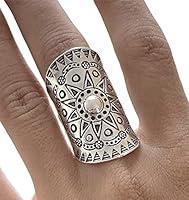 Algopix Similar Product 9 - Handmade Sterling Silver Boho Wide