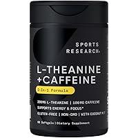 Algopix Similar Product 10 - Sports Research LTheanine Supplement