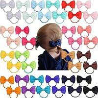 Algopix Similar Product 2 - CLLOT Toddler Hair Ties 40pcs 275