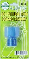 Algopix Similar Product 3 - AQUATEK CO2 Paintball Tank Adapter for