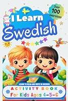 Algopix Similar Product 10 - I Learn Swedish Activity Book for Kids