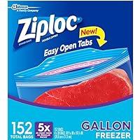 Algopix Similar Product 6 - Ziploc Double Zipper Freezer Gallon