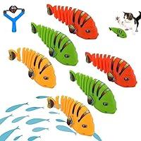 Algopix Similar Product 20 - Plastic WindUp Wiggle Fish Toys 2024