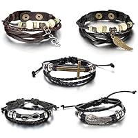 Algopix Similar Product 4 - Aroncent 5 PCS Braided Cross Feather