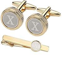 Algopix Similar Product 7 - GWD Mens Cufflinks Tie clips set Set