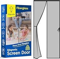 Algopix Similar Product 2 - Fiberglass Magnetic Screen Door Mesh