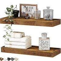 Algopix Similar Product 2 - QEEIG Bathroom Floating Shelves for