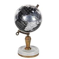 Algopix Similar Product 12 - Benzara Desk Pu Wood Metal World Globe