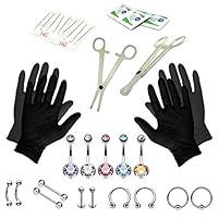Algopix Similar Product 19 - BodyJ4You 35PC Professional Piercing