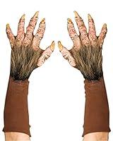 Algopix Similar Product 7 - Zagone Beast Gloves Brown Faux Fur