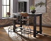 Algopix Similar Product 4 - Benjara Rectangular Wooden Bar Table