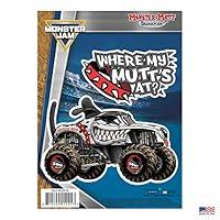 Algopix Similar Product 1 - Decalcomania Monster Jam Monster Mutt