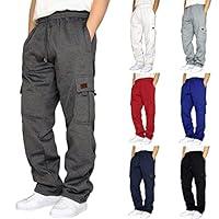 Algopix Similar Product 13 - AMDBEL Cargo Sweatpants for MenCasual