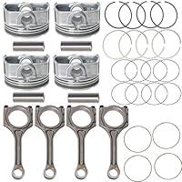 Algopix Similar Product 6 - 4Connecting Rod Piston Kit for Kia Rio