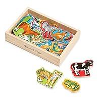 Algopix Similar Product 9 - Melissa  Doug Wooden Animal Magnets 