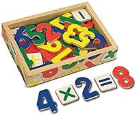Algopix Similar Product 20 - Melissa & Doug Magnetic Wooden Numbers