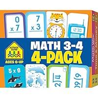 Algopix Similar Product 20 - School Zone  Math 34 4Pack Flash