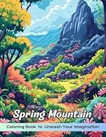 Algopix Similar Product 8 - Spring Mountain Coloring Book Spring