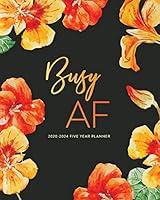 Algopix Similar Product 5 - 20202024 Five Year Planner Busy AF 5