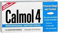 Algopix Similar Product 7 - Calmol 4 Hemorrhoidal Suppositories 24