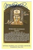 Algopix Similar Product 7 - Autographed Ryne Sandberg Hall of Fame