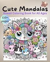 Algopix Similar Product 19 - Cute Mandalas  Kawaii Coloring Book