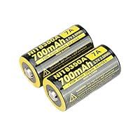Algopix Similar Product 7 - 2X Nitecore IMR 18350 NI18350A 700mAh