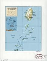 Algopix Similar Product 20 - 1996 Map of Saint Vincent and the