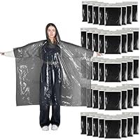 Algopix Similar Product 10 - Berlune 40 Pcs Disposable Rain Ponchos