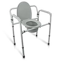 Algopix Similar Product 17 - Vive Bariatric Bedside Commode 500 lb